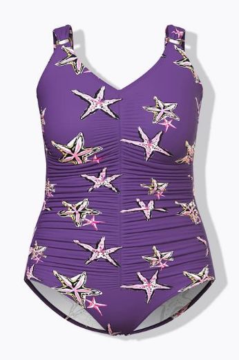 Moda za polnejše Kupaći kostim jednodijelni plus velikost, xxl, Ulla Popken in Johann Popken (JP1880)