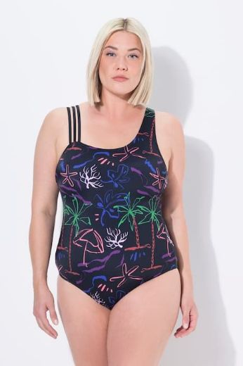 Moda za polnejše Kupaći kostim jednodijelni plus velikost, xxl, Ulla Popken in Johann Popken (JP1880)