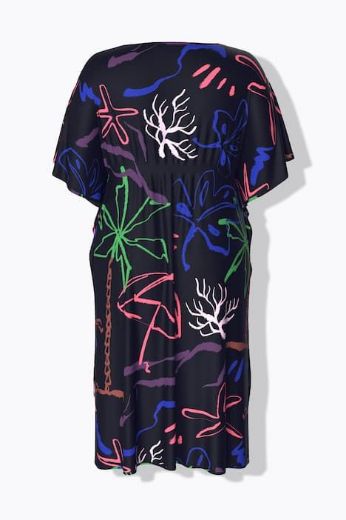 Moda za polnejše Kaftan kratkih rukava na vezanje plus velikost, xxl, Ulla Popken in Johann Popken (JP1880)