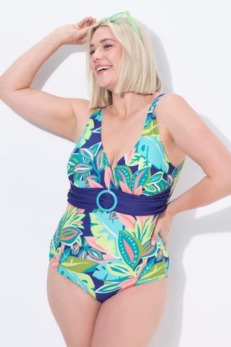 Moda za polnejše Kupaći kostim jednodijelni plus velikost, xxl, Ulla Popken in Johann Popken (JP1880)