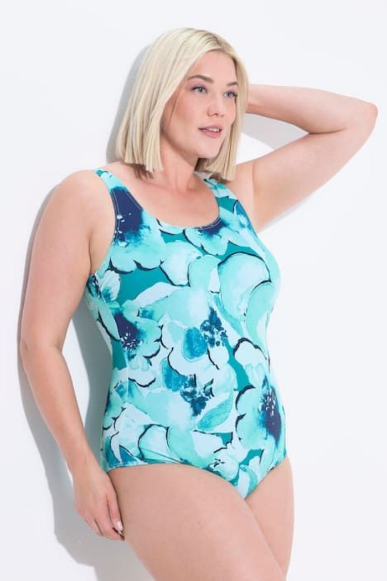 Moda za polnejše Kupaći kostim jednodijelni plus velikost, xxl, Ulla Popken in Johann Popken (JP1880)