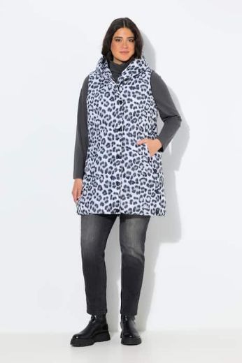 Moda za polnejše Prsluk prošiveni dužeg kroja s kapuljačom plus velikost, xxl, Ulla Popken in Johann Popken (JP1880)