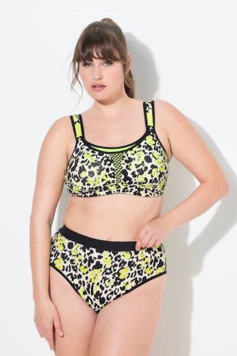 Moda za polnejše Gaćice midi s leopard uzorkom plus velikost, xxl, Ulla Popken in Johann Popken (JP1880)