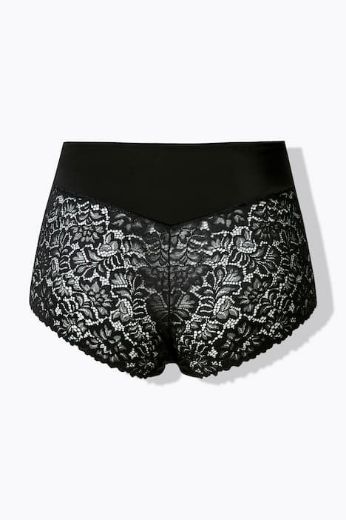 Moda za polnejše Gaćice visokog struka s dodatkom ukrasne čipke plus velikost, xxl, Ulla Popken in Johann Popken (JP1880)