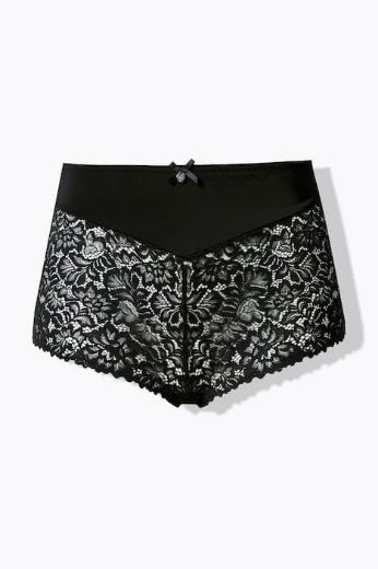Moda za polnejše Gaćice visokog struka s dodatkom ukrasne čipke plus velikost, xxl, Ulla Popken in Johann Popken (JP1880)