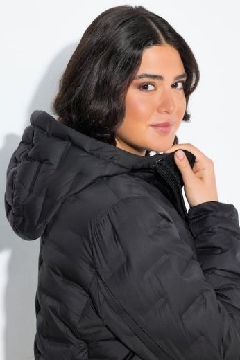 Moda za polnejše Jakna prošivena s kapuljačom plus velikost, xxl, Ulla Popken in Johann Popken (JP1880)