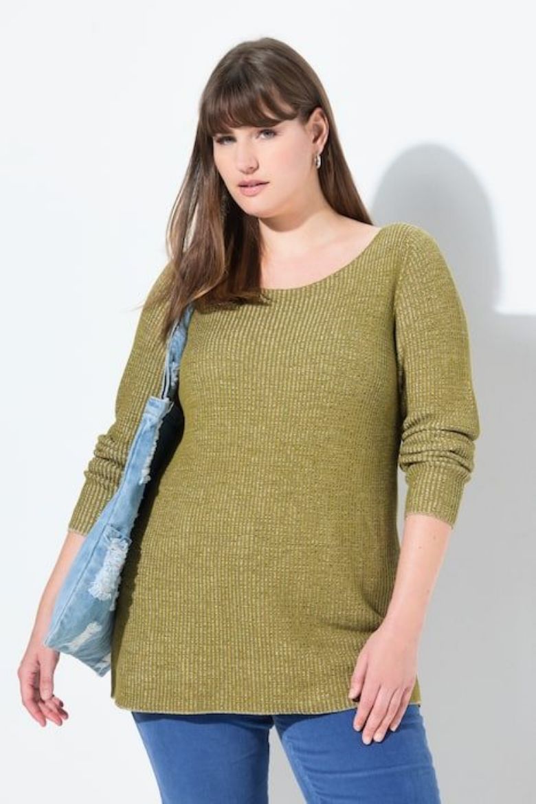 Moda za polnejše Pulover dugih rukava plus velikost, xxl, Ulla Popken in Johann Popken (JP1880)