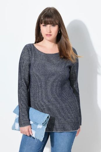 Moda za polnejše Pulover dugih rukava plus velikost, xxl, Ulla Popken in Johann Popken (JP1880)