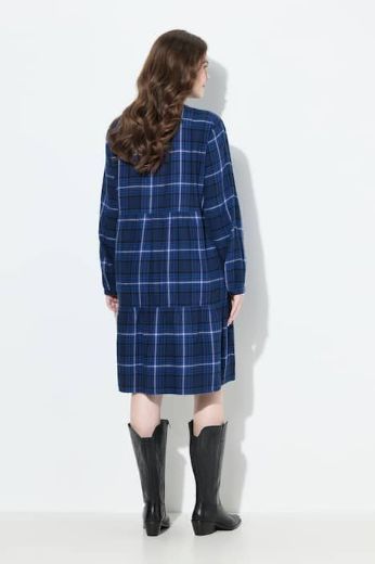Moda za polnejše Haljina dugih rukava karirana plus velikost, xxl, Ulla Popken in Johann Popken (JP1880)