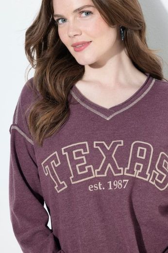 Moda za polnejše Majica dugih rukava V ovratnika plus velikost, xxl, Ulla Popken in Johann Popken (JP1880)