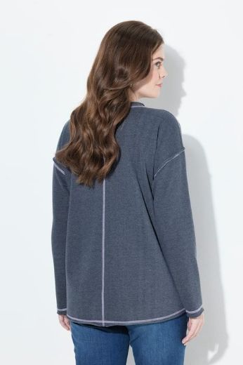 Moda za polnejše Majica dugih rukava V ovratnika plus velikost, xxl, Ulla Popken in Johann Popken (JP1880)