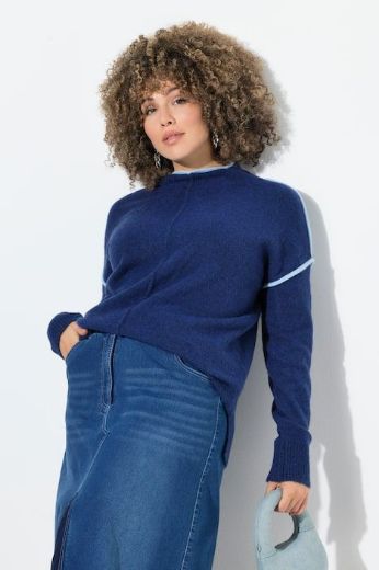 Moda za polnejše Pulover dugih rukava šireg kroja plus velikost, xxl, Ulla Popken in Johann Popken (JP1880)
