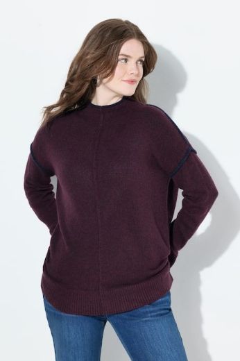 Moda za polnejše Pulover dugih rukava šireg kroja plus velikost, xxl, Ulla Popken in Johann Popken (JP1880)