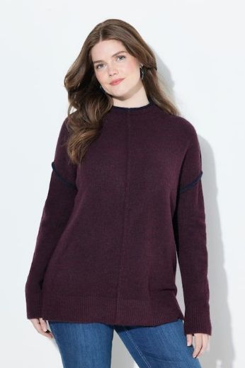 Moda za polnejše Pulover dugih rukava šireg kroja plus velikost, xxl, Ulla Popken in Johann Popken (JP1880)