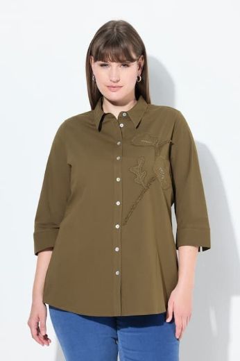 Moda za polnejše Košulja 3/4 rukava plus velikost, xxl, Ulla Popken in Johann Popken (JP1880)
