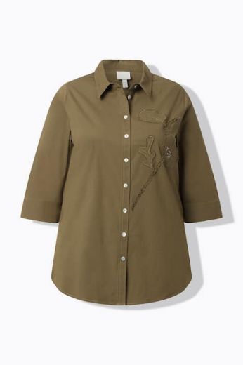 Moda za polnejše Košulja 3/4 rukava plus velikost, xxl, Ulla Popken in Johann Popken (JP1880)