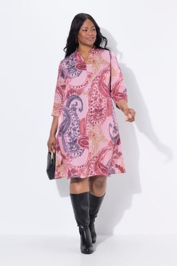 Moda za polnejše Haljina 3/4 rukava A kroja plus velikost, xxl, Ulla Popken in Johann Popken (JP1880)