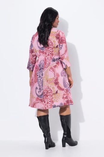 Moda za polnejše Haljina 3/4 rukava A kroja plus velikost, xxl, Ulla Popken in Johann Popken (JP1880)