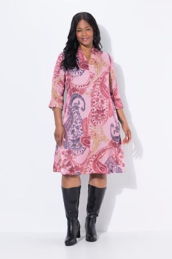Moda za polnejše Haljina 3/4 rukava A kroja plus velikost, xxl, Ulla Popken in Johann Popken (JP1880)