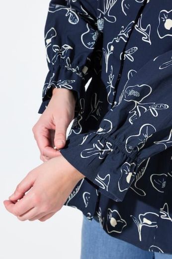 Moda za polnejše Bluza dugih rukava A kroja plus velikost, xxl, Ulla Popken in Johann Popken (JP1880)