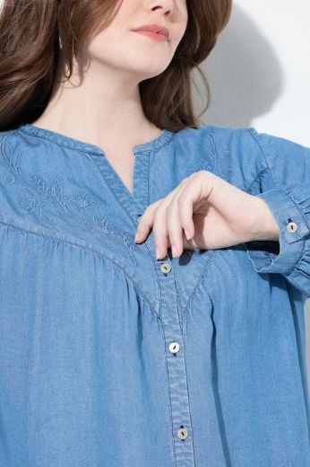 Moda za polnejše Bluza dugih rukava A kroja plus velikost, xxl, Ulla Popken in Johann Popken (JP1880)