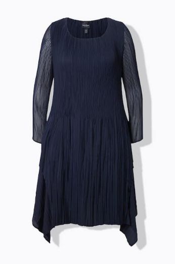 Moda za polnejše Haljina dugih rukava A kroja plus velikost, xxl, Ulla Popken in Johann Popken (JP1880)