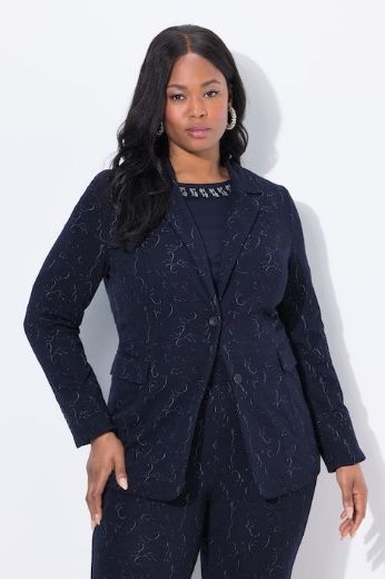 Moda za polnejše Sako užeg kroja plus velikost, xxl, Ulla Popken in Johann Popken (JP1880)