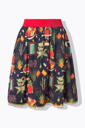 Moda za polnejše Suknja A kroja plus velikost, xxl, Ulla Popken in Johann Popken (JP1880)