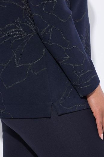 Moda za polnejše Majica dugih rukava povišenog ovratnika plus velikost, xxl, Ulla Popken in Johann Popken (JP1880)
