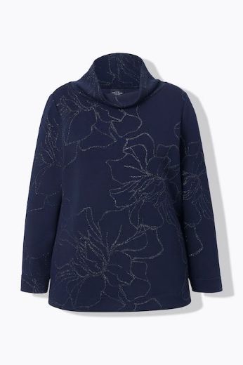 Moda za polnejše Majica dugih rukava povišenog ovratnika plus velikost, xxl, Ulla Popken in Johann Popken (JP1880)