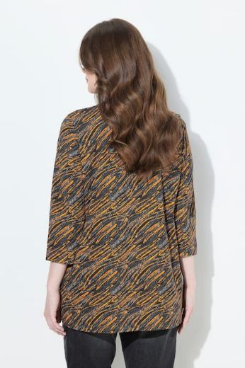 Moda za polnejše Majica 3/4 rukava A kroja plus velikost, xxl, Ulla Popken in Johann Popken (JP1880)