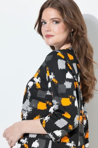 Moda za polnejše Majica 3/4 rukava A kroja plus velikost, xxl, Ulla Popken in Johann Popken (JP1880)