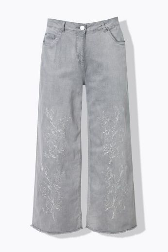 Moda za polnejše Traperice širokih nogavica plus velikost, xxl, Ulla Popken in Johann Popken (JP1880)