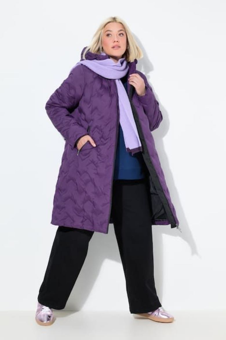 Moda za polnejše Jakna prošivena dužeg A kroja plus velikost, xxl, Ulla Popken in Johann Popken (JP1880)