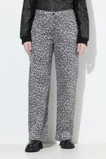 Moda za polnejše Traperice s leopard uzorkom plus velikost, xxl, Ulla Popken in Johann Popken (JP1880)