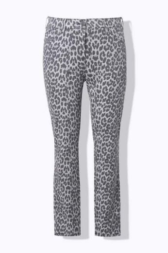 Moda za polnejše Traperice s leopard uzorkom plus velikost, xxl, Ulla Popken in Johann Popken (JP1880)