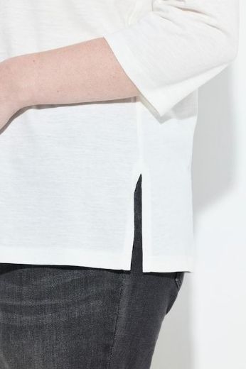 Moda za polnejše Majica 3/4 rukava V ovratnika plus velikost, xxl, Ulla Popken in Johann Popken (JP1880)