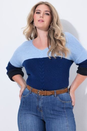 Moda za polnejše Remen od brušene kože plus velikost, xxl, Ulla Popken in Johann Popken (JP1880)