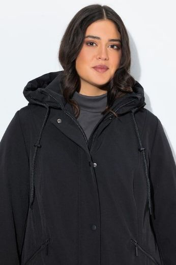 Moda za polnejše Jakna funkcionalna s kapuljačom plus velikost, xxl, Ulla Popken in Johann Popken (JP1880)