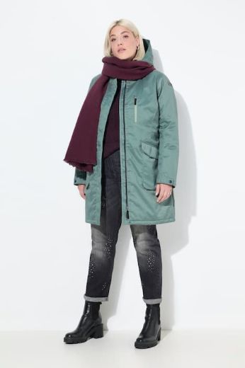 Moda za polnejše Jakna parka s kapuljačom plus velikost, xxl, Ulla Popken in Johann Popken (JP1880)