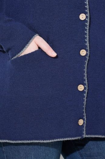 Moda za polnejše Kardigan na kopčanja plus velikost, xxl, Ulla Popken in Johann Popken (JP1880)
