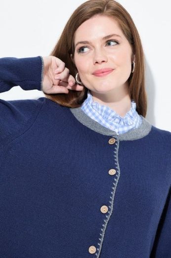 Moda za polnejše Kardigan na kopčanja plus velikost, xxl, Ulla Popken in Johann Popken (JP1880)