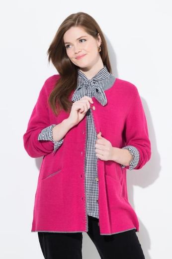 Moda za polnejše Kardigan na kopčanja plus velikost, xxl, Ulla Popken in Johann Popken (JP1880)
