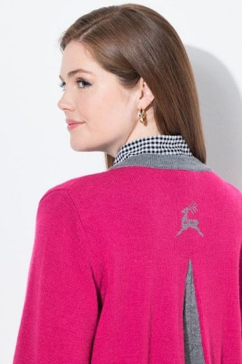 Moda za polnejše Kardigan na kopčanja plus velikost, xxl, Ulla Popken in Johann Popken (JP1880)