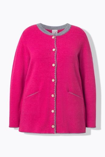 Moda za polnejše Kardigan na kopčanja plus velikost, xxl, Ulla Popken in Johann Popken (JP1880)