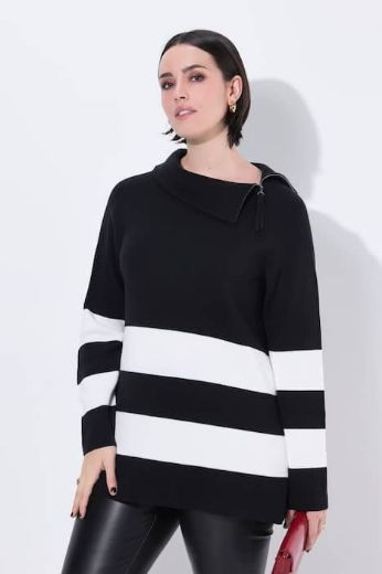 Moda za polnejše Pulover dugih rukava povišenog ovratnika plus velikost, xxl, Ulla Popken in Johann Popken (JP1880)