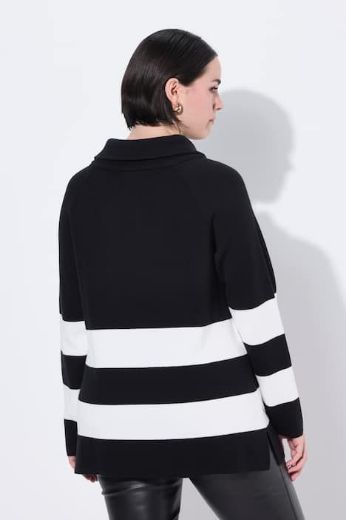 Moda za polnejše Pulover dugih rukava povišenog ovratnika plus velikost, xxl, Ulla Popken in Johann Popken (JP1880)