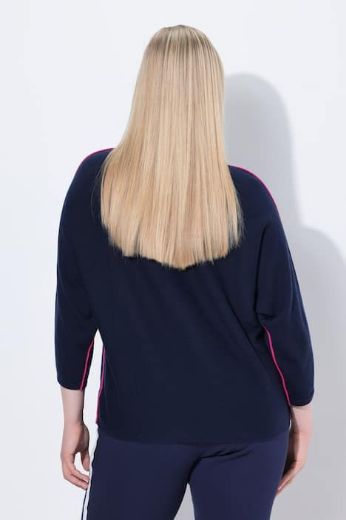Moda za polnejše Pulover 3/4 rukava plus velikost, xxl, Ulla Popken in Johann Popken (JP1880)