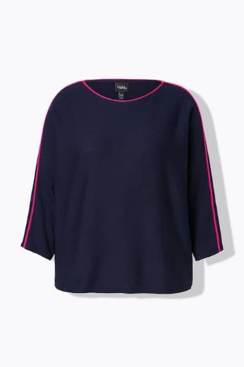 Moda za polnejše Pulover 3/4 rukava plus velikost, xxl, Ulla Popken in Johann Popken (JP1880)