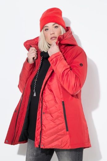 Moda za polnejše Jakna vodoodbojna s kapuljačom plus velikost, xxl, Ulla Popken in Johann Popken (JP1880)